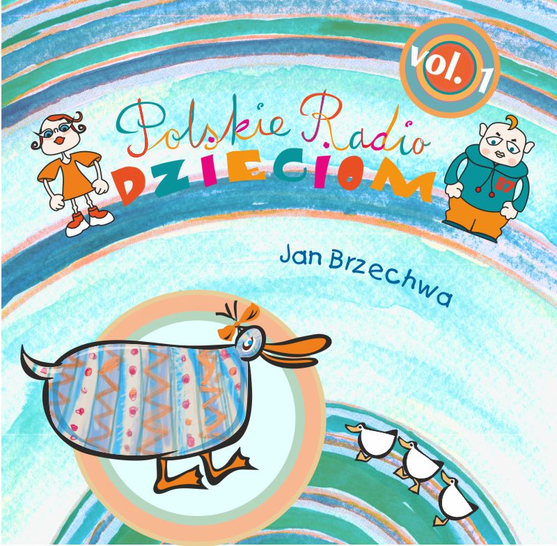 Kaczka dziwaczka ilustracja do płyty z bajkami