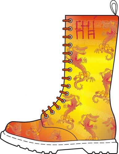 grafika na buty