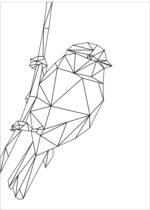 rysowanie w stylu low poly w CorelDraw 